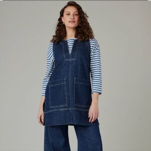 NWT Beyond Nine Tabby Denim Tunic Top